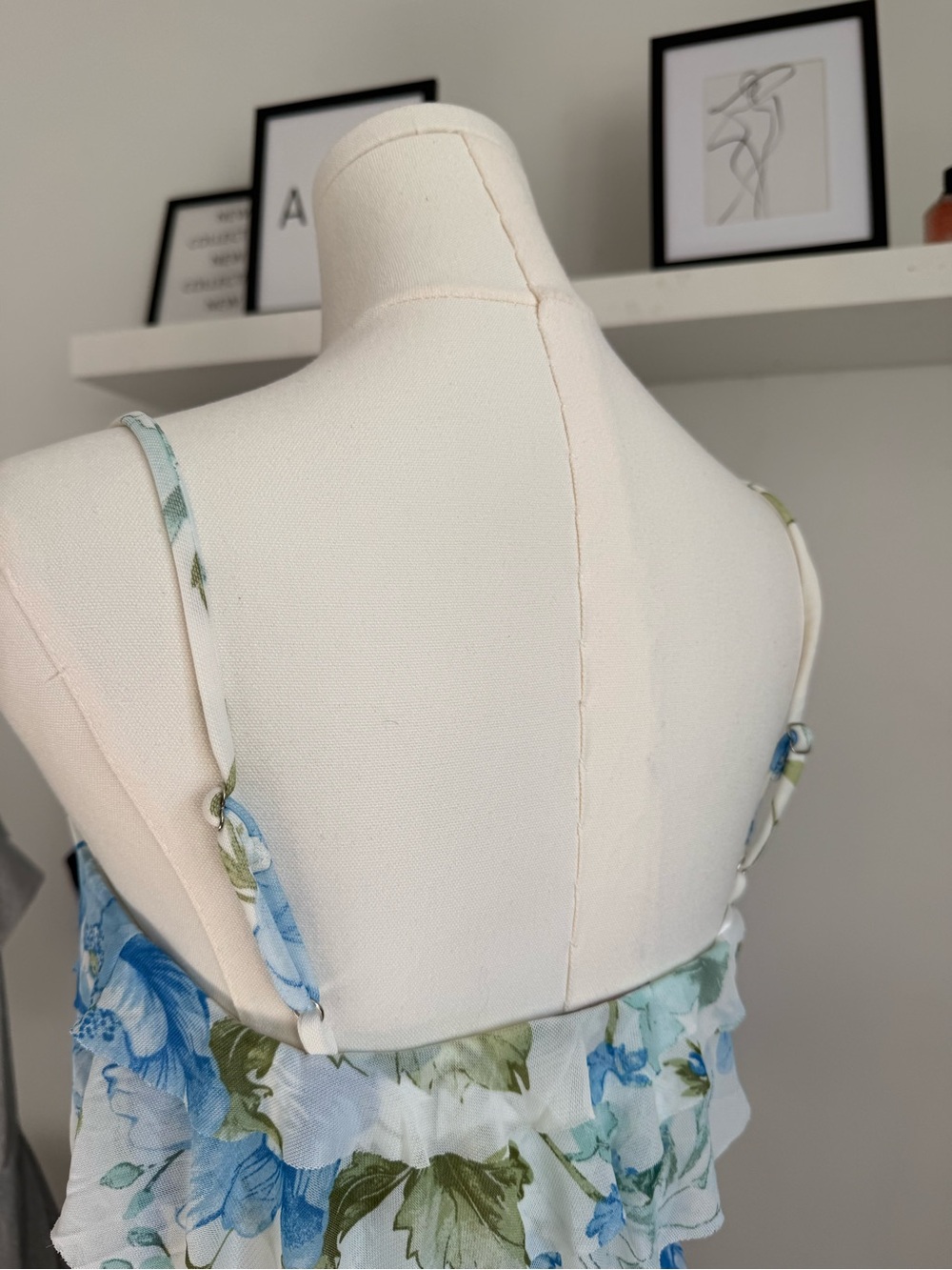 Floral Ruffle Mini Dress - Picture 9 of 9